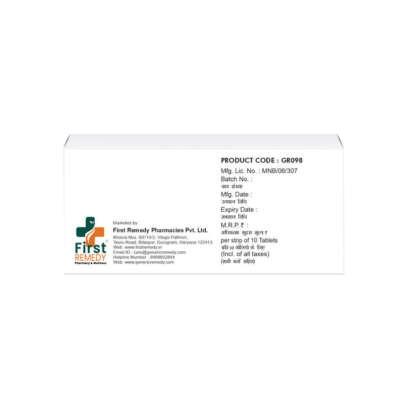 Box of Olmesartan 20mg & Amlodipine 5mg tablets back image 