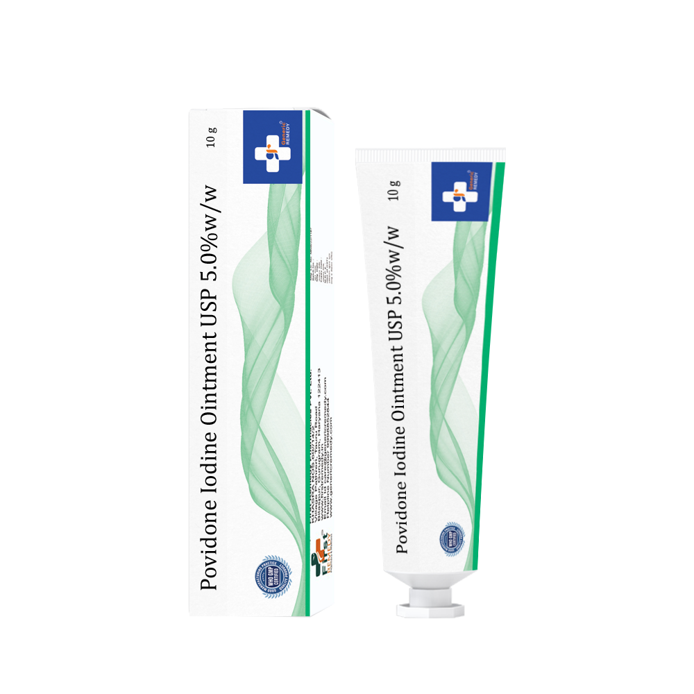Tube of Povidone Iodine Ointment 5% front image