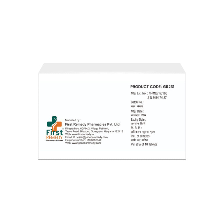 Box of Prochlorperazine tablets 5mg back image
