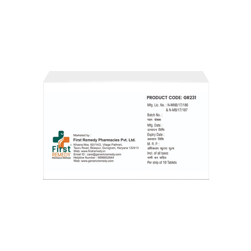 Box of Prochlorperazine tablets 5mg back image