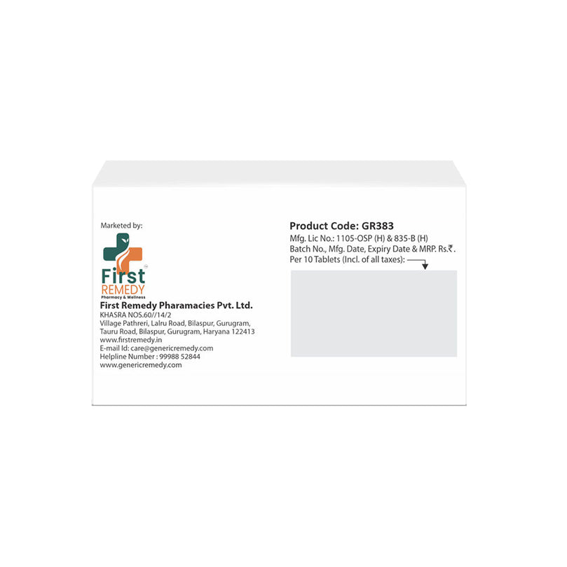Telmisartan, Cilnidipine & Chlorthalidone tablets 40mg/10mg/12.5mg back image