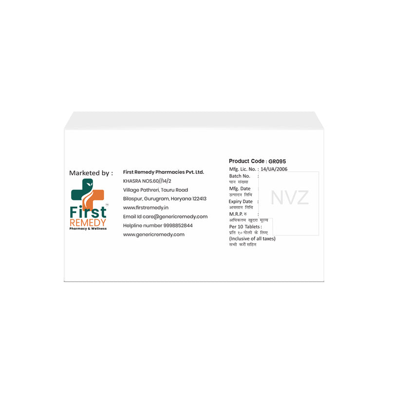 Box of Telmisartan & Hydrochlorothiazide 40mg/12.5mg tablets back image 